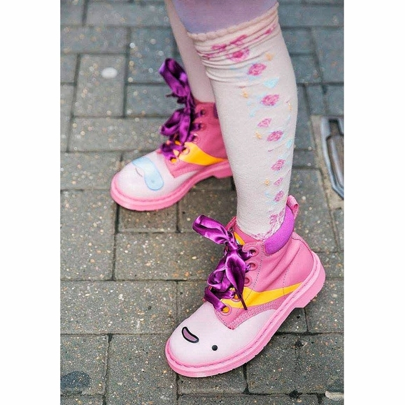 Dr. Martens x Adventure Time Princess Bubblegum Limited Edition Barbiecore Boot - Picture 14 of 16